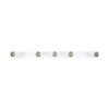 kelvo® SPOTA KLV-101-0143 Κινούμενο Φωτιστικό Σποτ Οροφής για 5 Λάμπες MR16 με Ντουί GU10 AC 220-240V IP20 – Λευκό Ματ – Μ79.5 x Π6.3 x Υ14cm