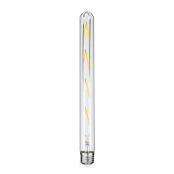 Alternative view of GLOBOSTAR® TUBIS 99020 Λάμπα Σωλήνας E27 T30 LED 8W 800lm 360° AC 220-240V IP20 Θερμό Λευκό 2700K Dimmable - Long Filament Chip - Διάφανο - Μ3 x Π3 x Υ30cm - 3 Χρόνια Εγγύηση
