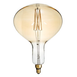 Alternative view of GLOBOSTAR® BUTTERNUT 99027 Λάμπα E27 R280 LED 6W 420lm 360° AC 220-240V IP20 Ultra Θερμό Λευκό 2200K Dimmable - Zig Long Filament Chip - Μελί - Μ28 x Π28 x Υ41cm - 3 Χρόνια Εγγύηση