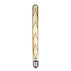 Alternative view of GLOBOSTAR® TUBIS 99050 Λάμπα Σωλήνας E27 T30 LED 8W 720lm 360° AC 220-240V IP20 Ultra Θερμό Λευκό 2200K Dimmable - Long Filament Chip - Μελί - Μ3 x Π3 x Υ30cm - 3 Χρόνια Εγγύηση