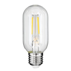 Alternative view of GLOBOSTAR® TUBIS 99057 Λάμπα Σωλήνας E27 T45 LED 4W 440lm 360° AC 220-240V IP20 Φυσικό Λευκό 4500K Dimmable - Long Filament Chip - Διάφανο - Μ4.5 x Π4.5 x Υ11cm - 3 Χρόνια Εγγύηση
