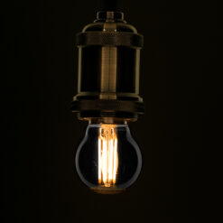 Alternative view of GLOBOSTAR® SPHERE 99065 Λάμπα E27 G45 LED 6W 600lm 360° AC 220-240V IP20 Θερμό Λευκό 2700K Dimmable - Long Filament Chip - Μαύρο Φιμέ - Μ4.5 x Π4.5 x Υ7.7cm - 3 Χρόνια Εγγύηση