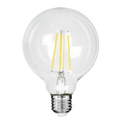 Alternative view of GLOBOSTAR® BUBBLE 99092 Λάμπα E27 G95 LED 4W 840lm 360° AC 220-240V IP20 Φυσικό Λευκό 4500K - Filament Chip - Διάφανο - Μ9.5 x Π9.5 x Υ13.8cm - 3 Χρόνια Εγγύηση