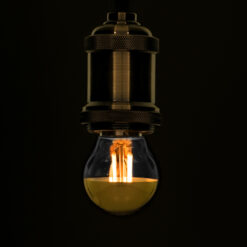Alternative view of GLOBOSTAR® SPHERE 99106 Λάμπα E27 G45 LED 4W 420lm 320° AC 220-240V IP20 Ultra Θερμό Λευκό 2200K Dimmable - Filament Chip - Διάφανο με Χρυσό Ανεστραμμένο Καθρέπτη - Μ4.5 x Π4.5 x Υ7.7cm - 3 Χρόνια Εγγύηση