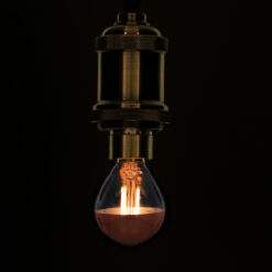 Alternative view of GLOBOSTAR® SPHERE 99109 Λάμπα E14 G45 LED 4W 420lm 320° AC 220-240V IP20 Ultra Θερμό Λευκό 2200K Dimmable - Filament Chip - Διάφανο με Χάλκινο Ανεστραμμένο Καθρέπτη - Μ4.5 x Π4.5 x Υ8.1cm - 3 Χρόνια Εγγύηση