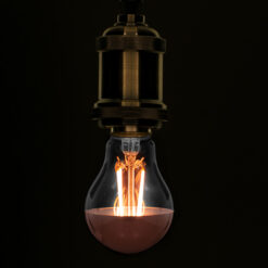 Alternative view of GLOBOSTAR® GLOBE 99111 Λάμπα E27 A60 LED 8W 840lm 320° AC 220-240V IP20 Ultra Θερμό Λευκό 2200K Dimmable - Filament Chip - Διάφανο με Χάλκινο Ανεστραμμένο Καθρέπτη - Μ6 x Π6 x Υ11cm - 3 Χρόνια Εγγύηση