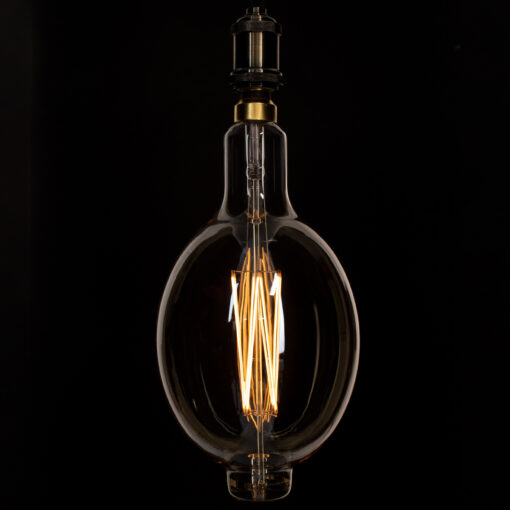 GLOBOSTAR® MANGOS 99166 Λάμπα E27 BT180 LED 8W 720lm 360° AC 220-240V IP20 Ultra Θερμό Λευκό 2200K Dimmable – Long Filament Chip – Μελί – Μ18 x Π18 x Υ39cm – 3 Χρόνια Εγγύηση