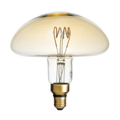 Alternative view of GLOBOSTAR® MUSHROOM 99173 Λάμπα E27 MR200 LED 4W 280lm 360° AC 220-240V IP20 Ultra Θερμό Λευκό 2200K Dimmable - Soft T Spiral Filament Chip - Μελί - Μ20 x Π20 x Υ20cm - 3 Χρόνια Εγγύηση
