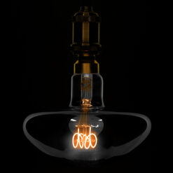 Alternative view of GLOBOSTAR® MUSHROOM 99174 Λάμπα E27 MR200 LED 6W 480lm 360° AC 220-240V IP20 Θερμό Λευκό 2700K Dimmable - Soft T Spiral Filament Chip - Μαύρο Φιμέ - Μ19.5 x Π19.5 x Υ20cm - 3 Χρόνια Εγγύηση