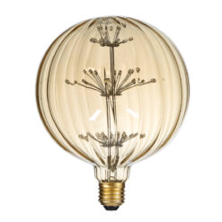 Alternative view of GLOBOSTAR® PUMPKIN 99211 Λάμπα E27 G150 LED 1.6W 140lm 360° AC 220-240V IP20 Ultra Θερμό Λευκό 2200K - Diode HP Filament Chip - Μελί - Μ15 x Π15 x Υ19cm - 3 Χρόνια Εγγύηση