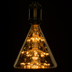 Alternative view of GLOBOSTAR® CONICAL 99213 Λάμπα E27 CNC150 LED 4W 400lm 360° AC 220-240V IP20 Ultra Θερμό Λευκό 2200K - Diode HP Filament Chip - Μελί - Μ14.3 x Π14.3 x Υ17.5cm - 3 Χρόνια Εγγύηση