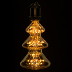 Alternative view of GLOBOSTAR® DECOTREE 99215 Λάμπα E27 CM115 LED 4W 400lm 360° AC 220-240V IP20 Ultra Θερμό Λευκό 2200K - Diode HP Filament Chip - Μελί - Μ12.1 x Π12.1 x Υ22cm - 3 Χρόνια Εγγύηση