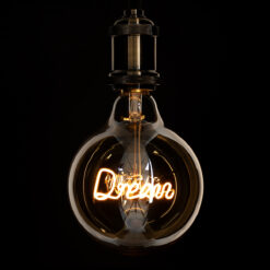 Alternative view of GLOBOSTAR® DREAM 99255 Λάμπα E27 G125 LED 2.4W 204lm 360° AC 220-240V IP20 Ultra Θερμό Λευκό 2200K Dimmable - Filament Chip - Μελί - Μ12.5 x Π12.5 x Υ18cm - 3 Χρόνια Εγγύηση