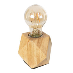 Alternative view of GLOBOSTAR® RHOMBUS 99401 Μοντέρνο Επιτραπέζιο Φωτιστικό Πορτατίφ με Ντουί 1 x E27 AC 220-240V IP20 - Μπεζ - M8 x Π8 x Υ8cm
