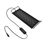 GLOBOSTAR® AQUARIUS 79678 Φωτιστικό Ενυδρείου με Ενσωματωμένο Χειριστήριο LED 12W 600lm 120° AC 220-240V Αδιάβροχο IP44 Πολύχρωμο RGBW Dimmable – Sanan SMD Chip – Μαύρο – Μ30 x Π11 x Υ3cm – 2 Χρόνια Εγγύηση