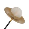 GLOBOSTAR® JOLIET 999-0043 Μοντέρνο Φωτιστικό Οροφής με Ντουί 2 x G9 AC 220-240V IP20 – Μαύρο & Χρυσό – Μ93 x Π20 x Υ106cm