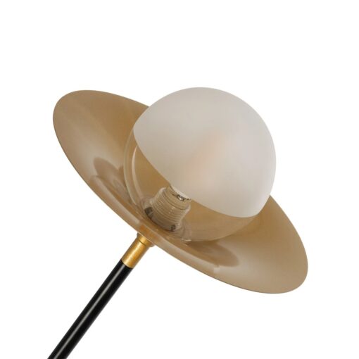 GLOBOSTAR® JOLIET 999-0043 Μοντέρνο Φωτιστικό Οροφής με Ντουί 2 x G9 AC 220-240V IP20 – Μαύρο & Χρυσό – Μ93 x Π20 x Υ106cm