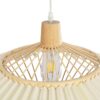 GLOBOSTAR® VENTALIA 999-0066 Boho Κρεμαστό Φωτιστικό Οροφής με Ντουί 1 x E27 AC 220-240V IP20 – Μπεζ – Μ83 x Π83 x Υ36cm