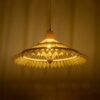GLOBOSTAR® VENTALIA 999-0067 Boho Κρεμαστό Φωτιστικό Οροφής με Ντουί 1 x E27 AC 220-240V IP20 – Μπεζ – Μ60 x Π60 x Υ30cm