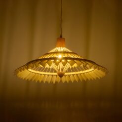 GLOBOSTAR® VENTALIA 999-0067 Boho Κρεμαστό Φωτιστικό Οροφής με Ντουί 1 x E27 AC 220-240V IP20 – Μπεζ – Μ60 x Π60 x Υ30cm