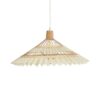 GLOBOSTAR® VENTALIA 999-0067 Boho Κρεμαστό Φωτιστικό Οροφής με Ντουί 1 x E27 AC 220-240V IP20 – Μπεζ – Μ60 x Π60 x Υ30cm