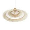 GLOBOSTAR® VENTALIA 999-0067 Boho Κρεμαστό Φωτιστικό Οροφής με Ντουί 1 x E27 AC 220-240V IP20 – Μπεζ – Μ60 x Π60 x Υ30cm