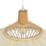 GLOBOSTAR® VENTALIA 999-0067 Boho Κρεμαστό Φωτιστικό Οροφής με Ντουί 1 x E27 AC 220-240V IP20 – Μπεζ – Μ60 x Π60 x Υ30cm