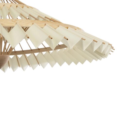 GLOBOSTAR® VENTALIA 999-0067 Boho Κρεμαστό Φωτιστικό Οροφής με Ντουί 1 x E27 AC 220-240V IP20 – Μπεζ – Μ60 x Π60 x Υ30cm
