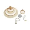 GLOBOSTAR® VENTALIA 999-0068 Boho Κρεμαστό Φωτιστικό Οροφής με Ντουί 1 x E27 AC 220-240V IP20 – Μπεζ – Μ40 x Π40 x Y23cm