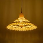 GLOBOSTAR® VENTALIA 999-0068 Boho Κρεμαστό Φωτιστικό Οροφής με Ντουί 1 x E27 AC 220-240V IP20 – Μπεζ – Μ40 x Π40 x Y23cm