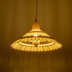 GLOBOSTAR® VENTALIA 999-0068 Boho Κρεμαστό Φωτιστικό Οροφής με Ντουί 1 x E27 AC 220-240V IP20 – Μπεζ – Μ40 x Π40 x Y23cm