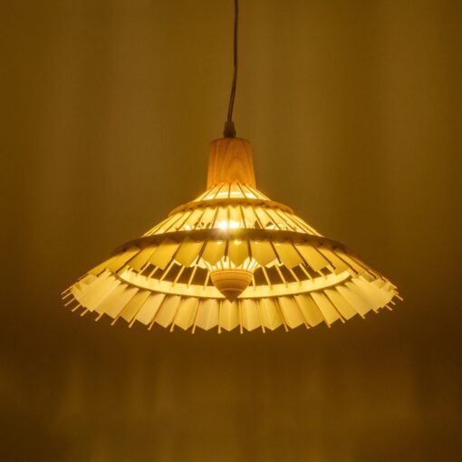GLOBOSTAR® VENTALIA 999-0068 Boho Κρεμαστό Φωτιστικό Οροφής με Ντουί 1 x E27 AC 220-240V IP20 – Μπεζ – Μ40 x Π40 x Y23cm