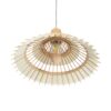 GLOBOSTAR® VENTALIA 999-0068 Boho Κρεμαστό Φωτιστικό Οροφής με Ντουί 1 x E27 AC 220-240V IP20 – Μπεζ – Μ40 x Π40 x Y23cm