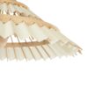 GLOBOSTAR® VENTALIA 999-0068 Boho Κρεμαστό Φωτιστικό Οροφής με Ντουί 1 x E27 AC 220-240V IP20 – Μπεζ – Μ40 x Π40 x Y23cm