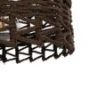 GLOBOSTAR® VERA 999-0069 Boho Κρεμαστό Φωτιστικό Οροφής με Ντουί 1 x E27 AC 220-240V IP20 – Καφέ – Μ50 x Π50 x Υ25cm