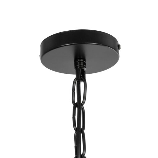 GLOBOSTAR® VERA 999-0069 Boho Κρεμαστό Φωτιστικό Οροφής με Ντουί 1 x E27 AC 220-240V IP20 – Καφέ – Μ50 x Π50 x Υ25cm