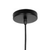 GLOBOSTAR® ALDO 999-0096 Vintage Κρεμαστό Φωτιστικό Οροφής με Ντουί 1 x E27 AC 220-240V IP20 – Μαύρο – Μ15 x Π15 x Υ24cm