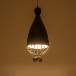 GLOBOSTAR® SOBRINO 999-0110 Vintage Κρεμαστό Φωτιστικό Οροφής με Ντουί 1 x E27 AC 220-240V IP20 – Μαύρο – Μ26 x Π26 x Υ70cm