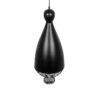 GLOBOSTAR® SOBRINO 999-0110 Vintage Κρεμαστό Φωτιστικό Οροφής με Ντουί 1 x E27 AC 220-240V IP20 – Μαύρο – Μ26 x Π26 x Υ70cm
