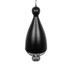 GLOBOSTAR® SOBRINO 999-0110 Vintage Κρεμαστό Φωτιστικό Οροφής με Ντουί 1 x E27 AC 220-240V IP20 – Μαύρο – Μ26 x Π26 x Υ70cm