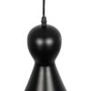 GLOBOSTAR® SOBRINO 999-0110 Vintage Κρεμαστό Φωτιστικό Οροφής με Ντουί 1 x E27 AC 220-240V IP20 – Μαύρο – Μ26 x Π26 x Υ70cm