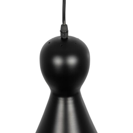 GLOBOSTAR® SOBRINO 999-0110 Vintage Κρεμαστό Φωτιστικό Οροφής με Ντουί 1 x E27 AC 220-240V IP20 – Μαύρο – Μ26 x Π26 x Υ70cm