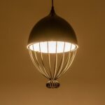 GLOBOSTAR® SOBRINO 999-0111 Vintage Κρεμαστό Φωτιστικό Οροφής με Ντουί 1 x E27 AC 220-240V IP20 – Μαύρο – Μ28 x Π28 x Υ47cm