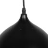 GLOBOSTAR® SOBRINO 999-0111 Vintage Κρεμαστό Φωτιστικό Οροφής με Ντουί 1 x E27 AC 220-240V IP20 – Μαύρο – Μ28 x Π28 x Υ47cm