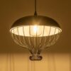 GLOBOSTAR® SOBRINO 999-0112 Vintage Κρεμαστό Φωτιστικό Οροφής με Ντουί 1 x E27 AC 220-240V IP20 – Μαύρο – Μ45 x Π45 x Υ45cm