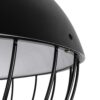 GLOBOSTAR® SOBRINO 999-0112 Vintage Κρεμαστό Φωτιστικό Οροφής με Ντουί 1 x E27 AC 220-240V IP20 – Μαύρο – Μ45 x Π45 x Υ45cm
