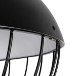 GLOBOSTAR® SOBRINO 999-0112 Vintage Κρεμαστό Φωτιστικό Οροφής με Ντουί 1 x E27 AC 220-240V IP20 – Μαύρο – Μ45 x Π45 x Υ45cm