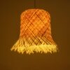 GLOBOSTAR® HAWAII 999-0125 Boho Κρεμαστό Φωτιστικό Οροφής με Ντουί 1 x E27 AC 220-240V IP20 – Μπεζ – Μ30 x Π30 x Υ30cm