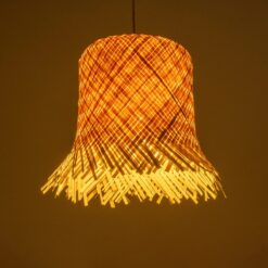 GLOBOSTAR® HAWAII 999-0125 Boho Κρεμαστό Φωτιστικό Οροφής με Ντουί 1 x E27 AC 220-240V IP20 – Μπεζ – Μ30 x Π30 x Υ30cm