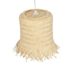 GLOBOSTAR® HAWAII 999-0125 Boho Κρεμαστό Φωτιστικό Οροφής με Ντουί 1 x E27 AC 220-240V IP20 – Μπεζ – Μ30 x Π30 x Υ30cm